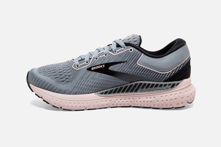 Brooks Transcend 7 Road Löparskor Dam - Grå/Svarta/Rosa - 6782-VOFRI